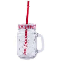 [HB-B] Mug en verre 450ml avec pipette