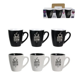 [KA2916] Mug set de 6pces 20cl barista