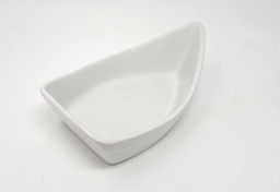 [NT00156] Plat bateau GM ceramique blanc  