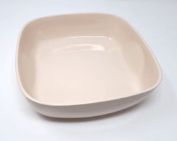 [NT00141] Plat carre MM ceramique beige 24x24cm PYREX