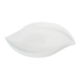 [157-30] Plat ceramique blanc 34cm