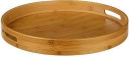 [111537] Plateau en bambou rond 40cm