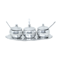 [NT00363] Porte epices 3 pots en alu