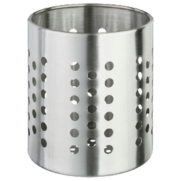 [111503A] Pot range couverts inox 13cm Argent