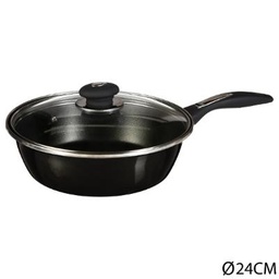 [128860] Sauteuse avec couvercle 24 acier SECRET DE GOURMET