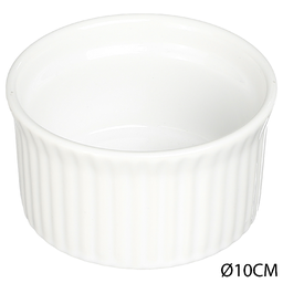 [135125] Ramequin 9cm ceramique Blanc