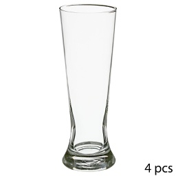 [134802] Lot de 4 verres biere droit 37cl