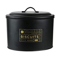 [BT6670] Boite a biscuit metal black mat