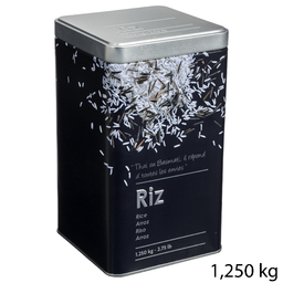 [136307] Boite a riz Relief Ii 18cm Noir