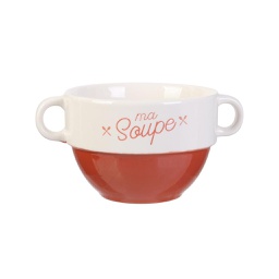 [KA1408] Bol soupe avec anses 550ml