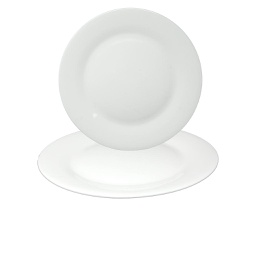 [157-13] Assiette plate blanche 28cm